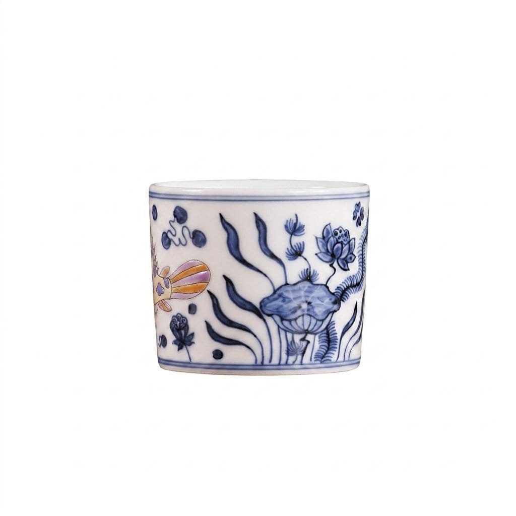 Abundance and Prosperity Straight-Sided Teacup - Image 4