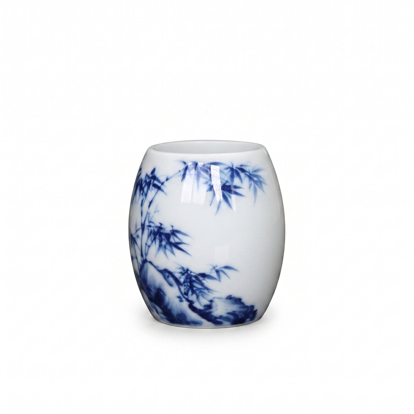 Blue & White Bamboo and Rock Lid Rest - Image 2
