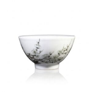 Famille Rose Plum Bamboo Teacup