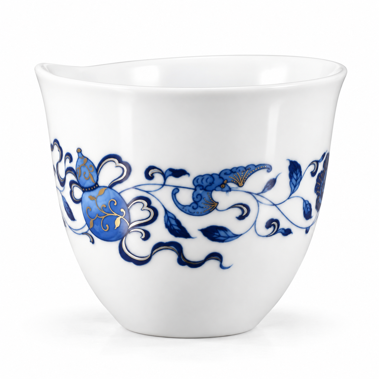 Hand-painted Blue and White Double Blessings Gongdao Pitcher in Jingdezhen porcelain