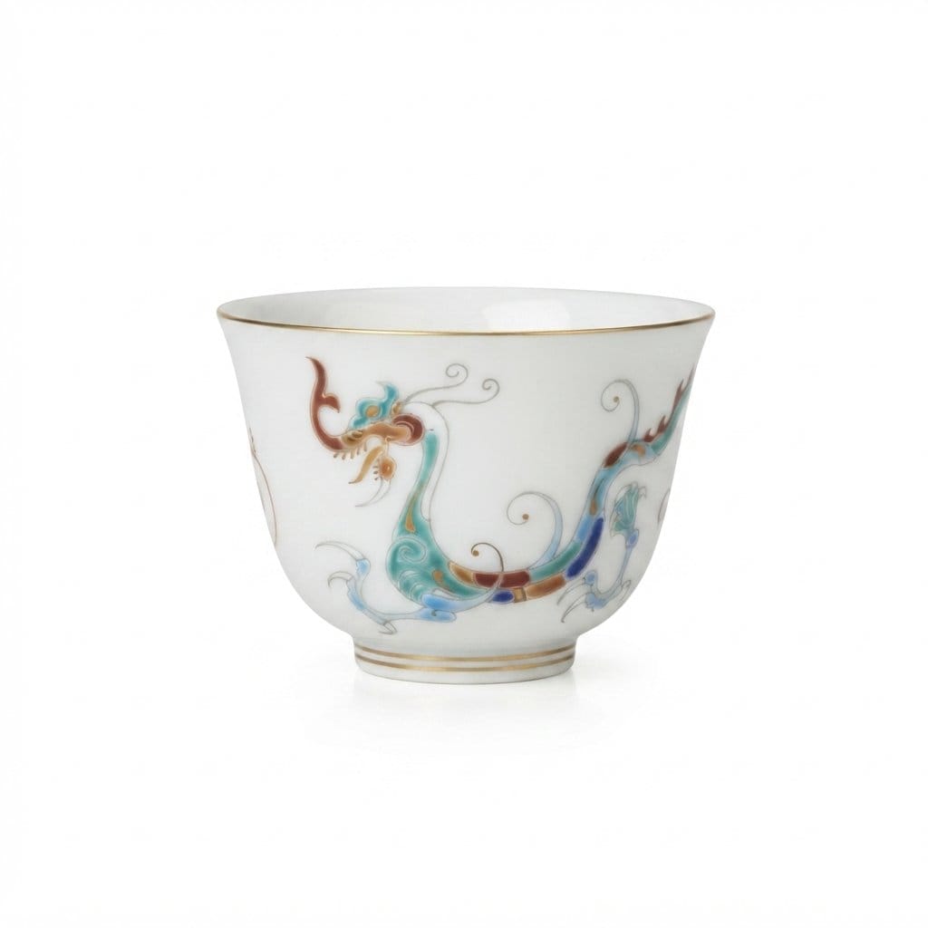 Han Dragon Chenxin Porcelain Teacup - Image 4