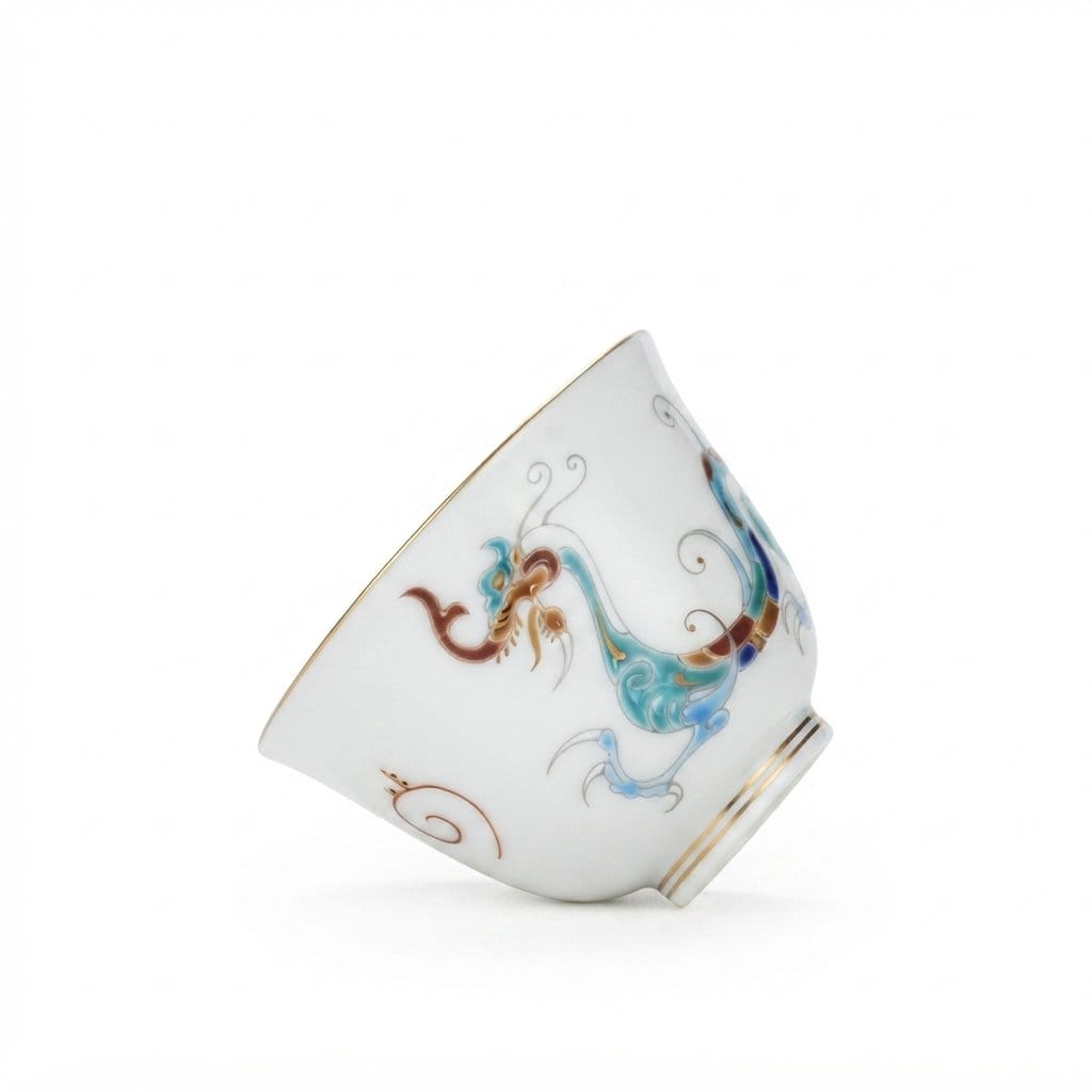 Han Dragon Chenxin Porcelain Teacup - Image 2