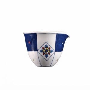 Golden Lotus Porcelain Pitcher