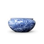 Ink Dragon Water Vessel