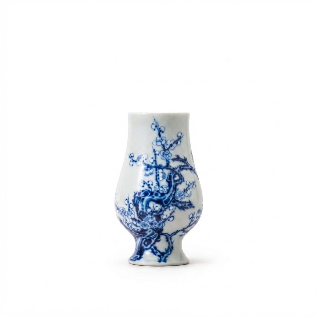Plum Blossom Porcelain Glencairn Cup