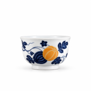 Famille Rose Gourd Incense Burner Teacup