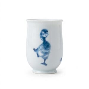 Duckling Blue & White Teacup