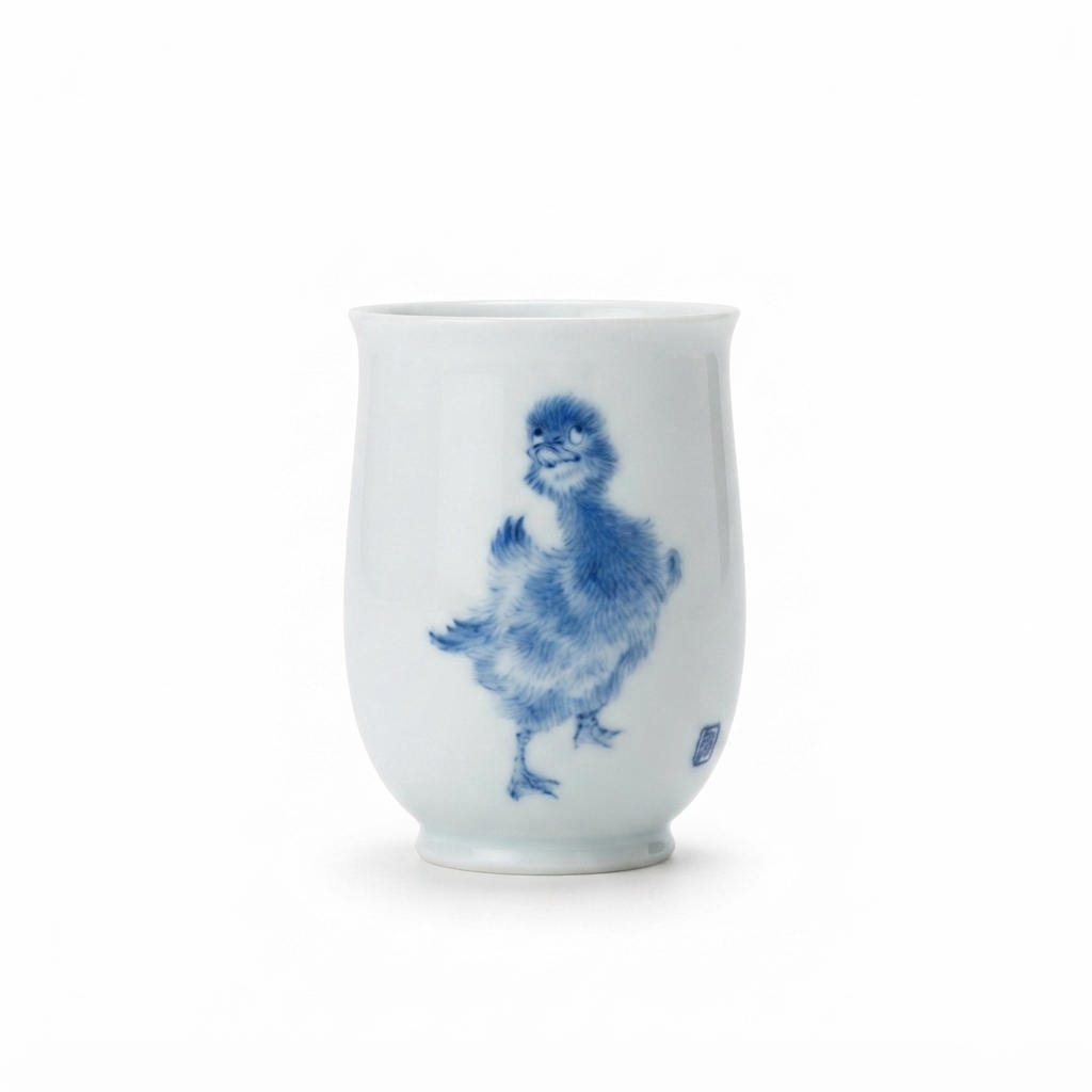 Blue and White Yulan Teacup